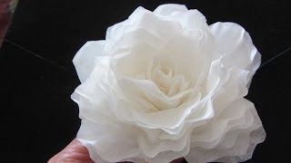 How To Make This Elegant Coffee Filter Rose QUICK [upl. by Suanne]