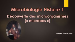 Microbiologie Histoire 1 DECOUVERTE DES MICROORGANISMES quotMICROBESquot [upl. by Adlanor]