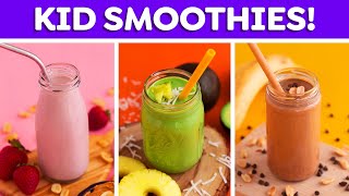 4 Kids Smoothies Recipes  Smoothie Bowls [upl. by Nothsa361]