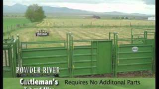 Powder River Cattlemans Tub and Alley [upl. by Ymmit]