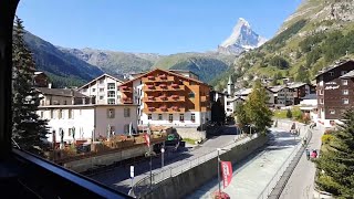 Zermatt to Gornergrat on Train  Switzerlands Scenic Railway [upl. by Sachs]