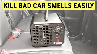 How To Permanently Eliminate Car Odors  Ozone Generator DIY Review [upl. by Culosio]