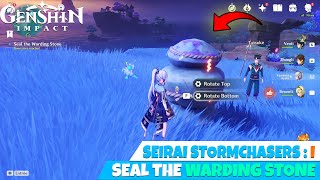 Seal the warding stone Puzzle Genshin Impact Part 1 [upl. by Ablem601]