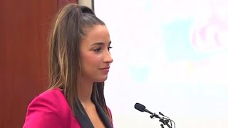 Olympic gymnast Aly Raisman speaks about abuse at Nassar sentencing [upl. by Leanatan395]