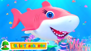 Baby Shark Song  Nursery Rhymes amp Kids Songs  Childrens Music amp Baby Cartoon  Little Treehouse [upl. by Ullyot]