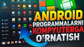 ANDROID OYIN VA PROGRAMMALARNI KOMPYUTERGA ORNATISH💻  KOMPYUTERGA EMULATOR ORNATISH [upl. by Nnyllatsyrc962]