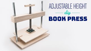 How to build a DIY book press  LARGE A2 Size [upl. by Eugeniusz]