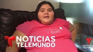 Adolescente más obesa del mundo adelgaza 198 libras para su fiesta de 15 años  Noticias  Telemundo [upl. by Samau]