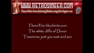 The White Cliffs of Dover 1940s Vera Lynn song with onscreen lyrics [upl. by Nimrac22]