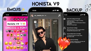 Honista V9 Full Tutorial🫡  iOS EmojisBold FontsRemention Story  honista Reels Android [upl. by Encrata]