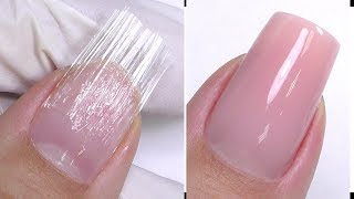 Fiberglass Nails Tutorial [upl. by Nauqat]