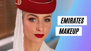 The Famous EMIRATES CABIN CREW Makeup Look [upl. by Cad]