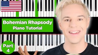 Bohemian Rhapsody  Queen  Part 4  Piano Tutorial [upl. by Ynaittirb]