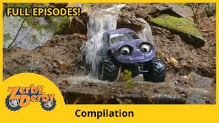 Zerby Derby  FLOOD amp MUD  Full Episodes  Kids Cars [upl. by Oos]