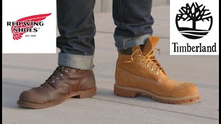 RED WING VS TIMBERLAND  Which Is the Better Boot [upl. by Ikkela]