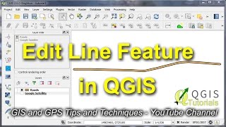 Edit Line or Polygon Feature in QGIS [upl. by Waterman]