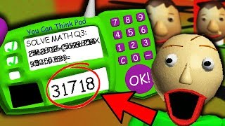 THE REAL ANSWER TO BALDIS IMPOSSIBLE QUESTION  Baldis Basics Gameplay [upl. by Sokcin]