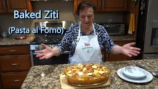 Italian Grandma Makes Baked ZitiRigatoni Pasta al Forno [upl. by Atiuqnahs889]