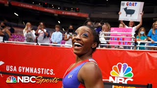 Simone Biles COMMANDS US Olympic Trials on Day 1 with dominating performance  NBC Sports [upl. by Philippine632]