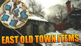 Resident Evil 8 Village East Old Town Items  How To Clear Area  Grenade Launcher Treasure amp More [upl. by Akkinahs]