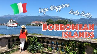 BORROMEAN ISLANDS ITALY  Exploring Isola Bella on Lago Maggiore  Palazzo Borromeo  Stresa [upl. by Anurag723]