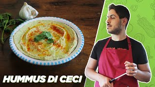 Come fare l’HUMMUS DI CECI – ANTIPASTO o APERITIVO a base di legumi semplice e veloce da fare [upl. by Ellevart160]