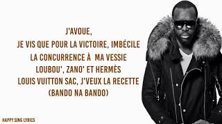 SAPES COMME JAMAIS  MAITRE GIMS Lyrics [upl. by Nonnek]