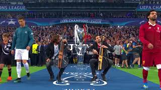 2CELLOS performance at the 2018 UEFA Champions League Final [upl. by Larina348]