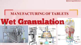 Manufacturing of Tablets by wet Granulation method [upl. by Cicely188]