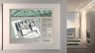 Ejemplo de Domotica en una vivienda con sistema KNX de JUNG [upl. by Alastair]