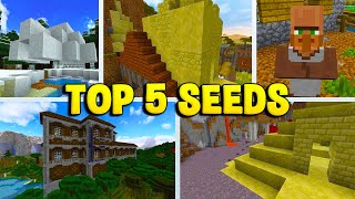 TOP 5 SEEDS for MINECRAFT 1122 [upl. by Gilchrist]