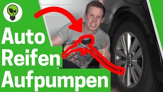 Autoreifen Aufpumpen Tankstelle ✅ ULTIMATIVE ANLEITUNG Wie Auto Reifendruck prüfen amp Auffüllen [upl. by Alimhaj]