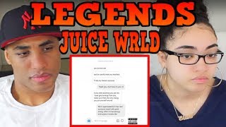 MY DAD REACTS Juice WRLD  quotLegendsquot REACTION Official Audio [upl. by Skip]