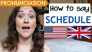 How to Pronounce SCHEDULE US UK amp Australian pronunciation [upl. by Edith]