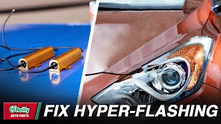 How To Fix Hyperflashing LED Turn Signals Load Resistor Installation [upl. by Iadam]