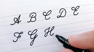 Cursive Writing  Letters A to Z  For Beginners  Worksheets to Improve Handwriting [upl. by Hieronymus]