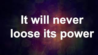 Cece Winans The blood will never loose its power because He lives Lyric Video [upl. by Cosme164]