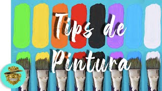 10 Tips ESCENCIALES para EMPEZAR a pintar con ACRÍLICOS [upl. by Ahsiyt]