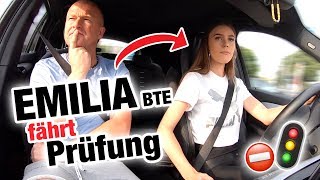 Praktische Führerscheinprüfung mit Emilia BTE 🤯  Fischer Academy [upl. by Htiekel]