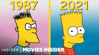 How The Simpsons Animation Evolved Over 30 Years  Movies Insider [upl. by Stanford]