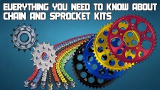 Everything You Need To Know About Chain And Sprocket Kits from Sportbiketrackgearcom [upl. by Weidner]