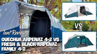 Quechua Arpenaz Family 42 Fresh amp Black vs Arpenaz Family 42 [upl. by Atsirk]