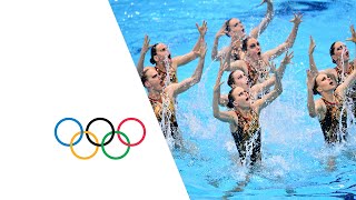 Russia Wins Teams Synchronized Swimming Gold  London 2012 Olympics [upl. by Terhune187]