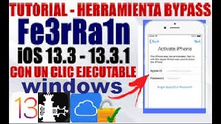 Bypass iCloud iOS 133  1331 with F3arRa1n tool fix home button [upl. by Atteuqcaj686]