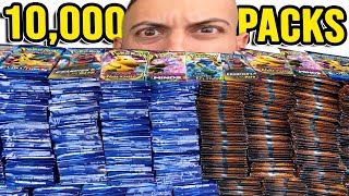 The Biggest Pokemon Cards Opening Of All Time  10000 Packs [upl. by Aikemahs]