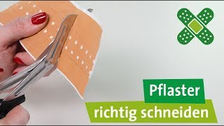 Pflaster richtig schneiden  3 praktische Klebetechniken [upl. by Litsyrk656]