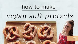 Cinnamon Sugar Soft Pretzels Recipe Vegan [upl. by Llertnad64]