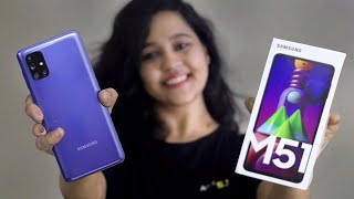 Samsung Galaxy M51 RETAIL UNIT Unboxing amp Honest Review [upl. by Bijan810]