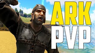 QUICK BASE DEFENSE  Ark Survival Evolved Ark The Volcano PVP 10 [upl. by Cordier148]