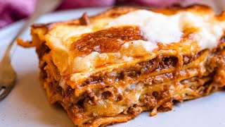 Lasagne al Forno Italian Beef Lasagna [upl. by Aynatahs]